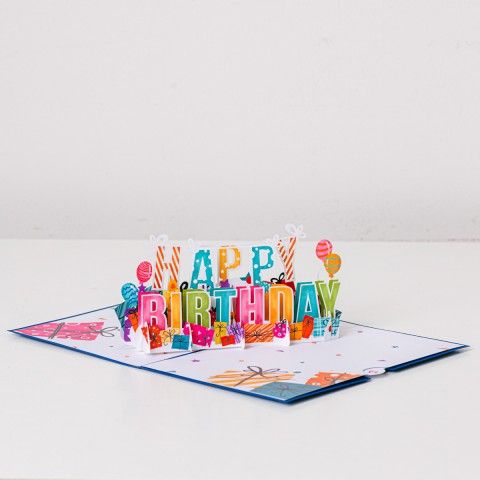 Happy Birthday 3D Card