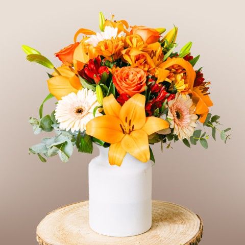 Product photo for Peach Flavour: Lilies and Roses